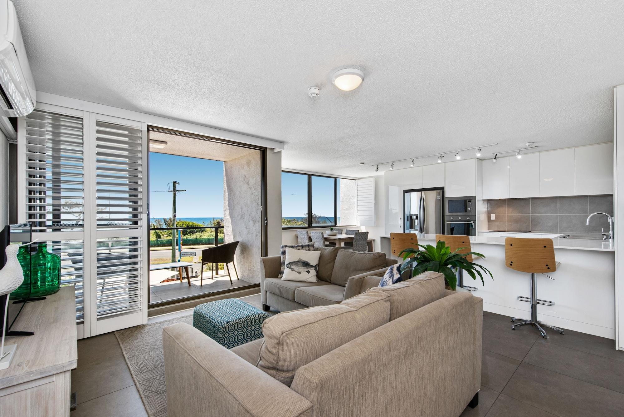 Mylos Holiday Apartments Alexandra Headland Buitenkant foto